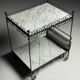 Side table drinks table marble