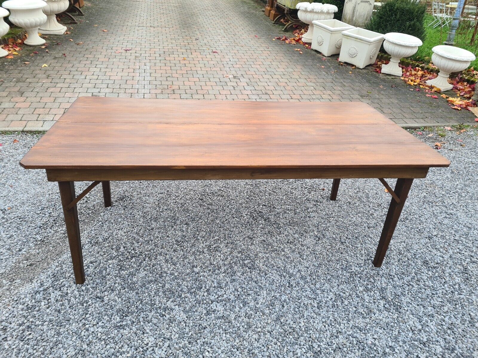 Oak folding table