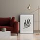 Botanical illustration giclee print, 50x70