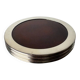 Faux tortoise shell Dior style bottle coasters, set of 3, Italy, 1970s