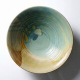 Very large fruit bowl Egbert Boonstra craftsmanship Netherlands vintage ceramics