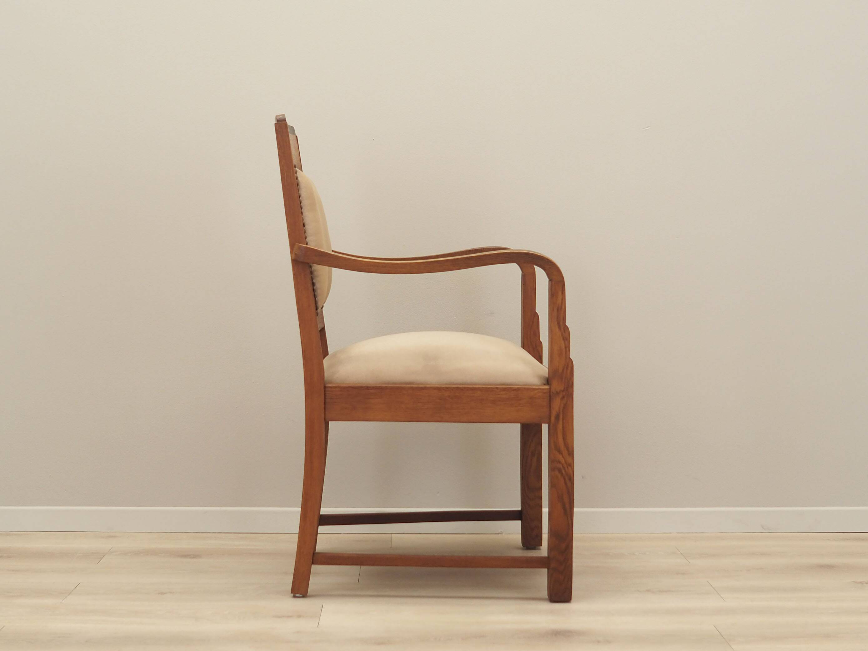 Fauteuil en chêne, Art Déco, années 1950, production : Danemark