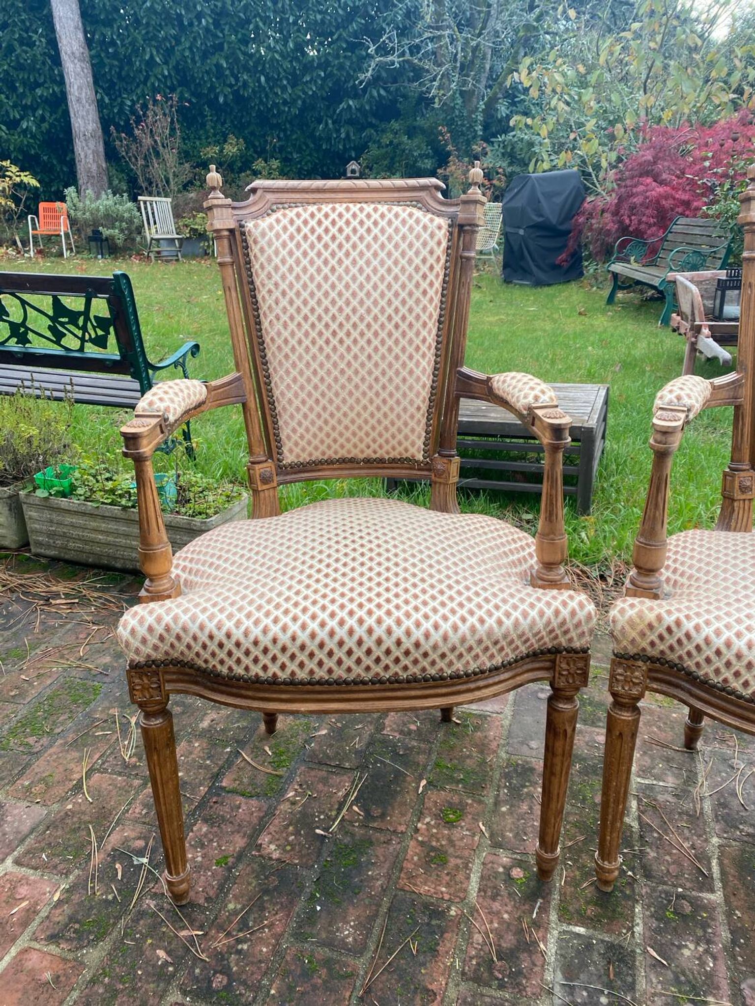 Pair of Regence style chairs