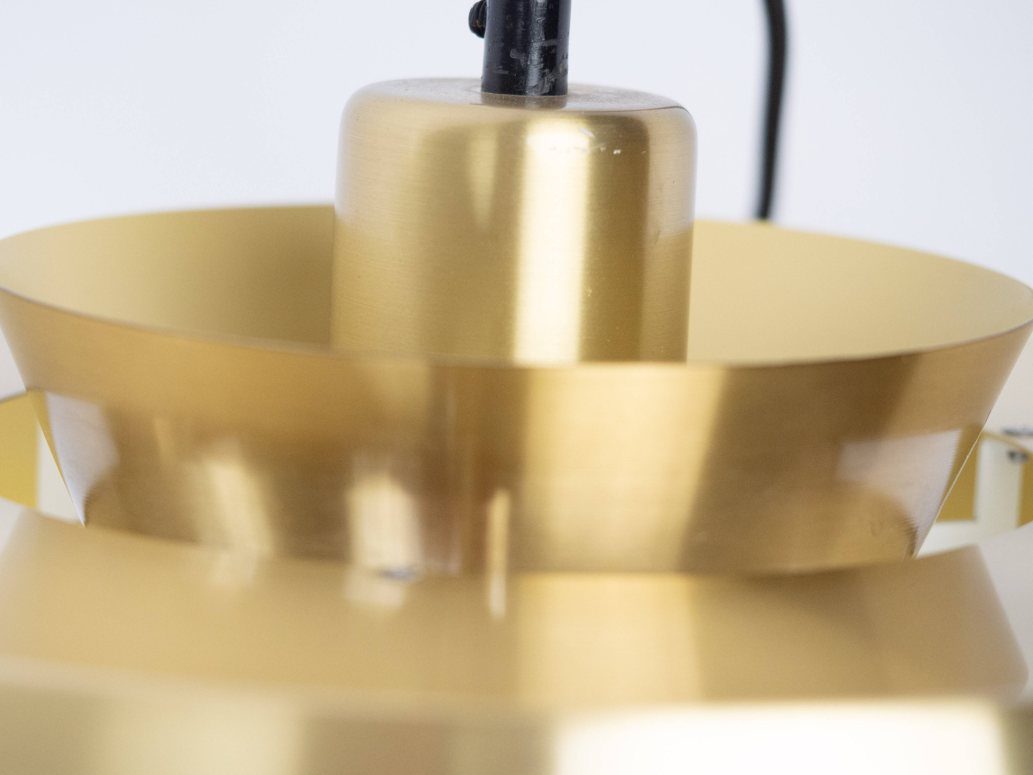 Danish vintage pendant lamp Nova by Jo Hammerborg, Fog og Morup, 1963