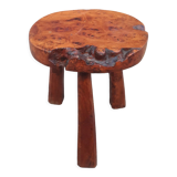 Brutalist style tripod stool