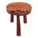 Brutalist style tripod stool