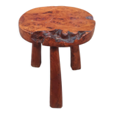 Brutalist style tripod stool