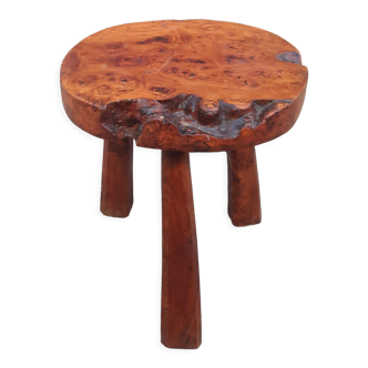 Brutalist style tripod stool