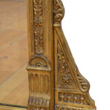 Large Victorian Gilt Overmantle Mirror 136x152cm