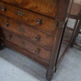 Empire mahogany chest of drawers