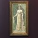 Victorian Goddess, Aquarelle Painting, framed