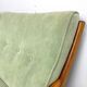 Two-seater sofa from the sixties with green upholstery
