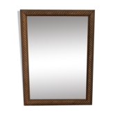 Golden 81x61cm mirror