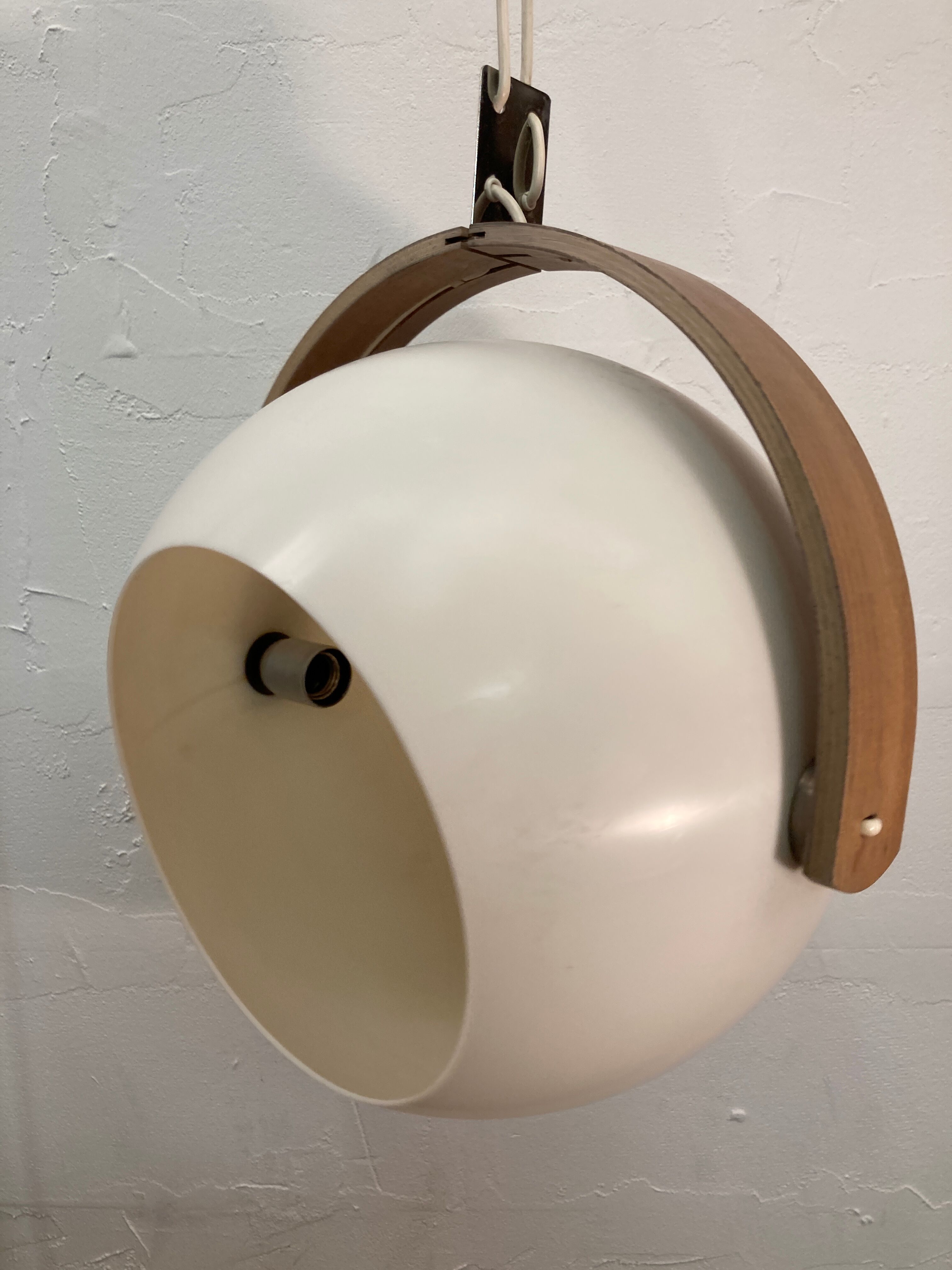 Large space age round globe sphere by Temde, Switzerland 1970s