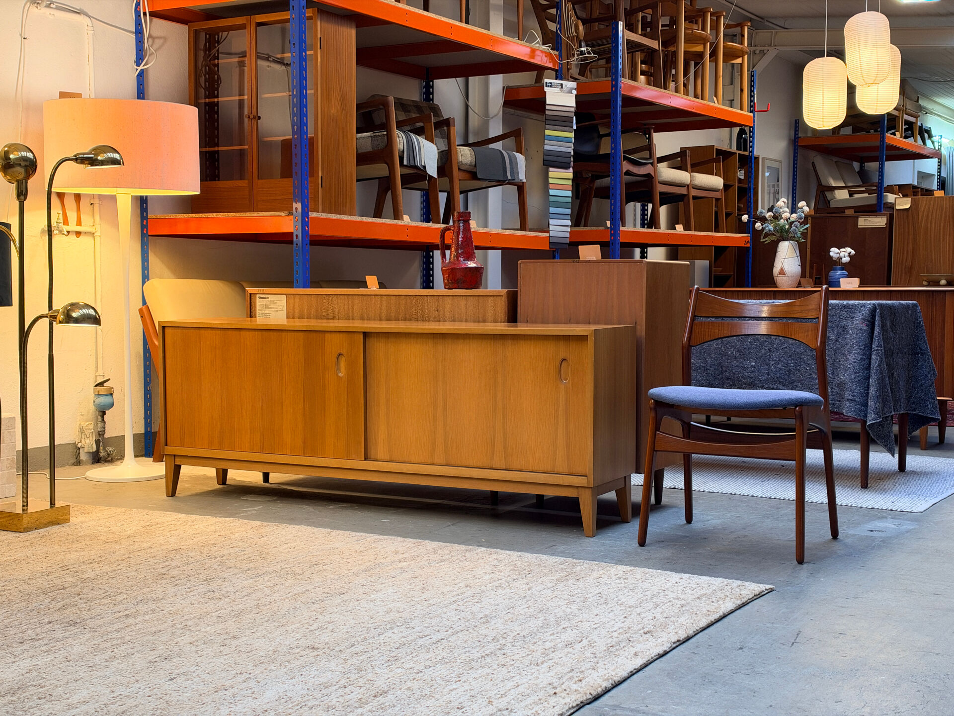 Mid-Century Sideboard in Walnut by Georg Satink for WK Möbel, 1950s