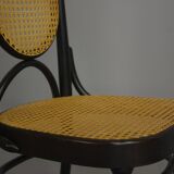 Chairs in bent beech and vienna straw, 1980