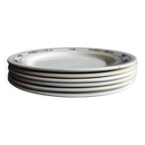 flat earthenware plate