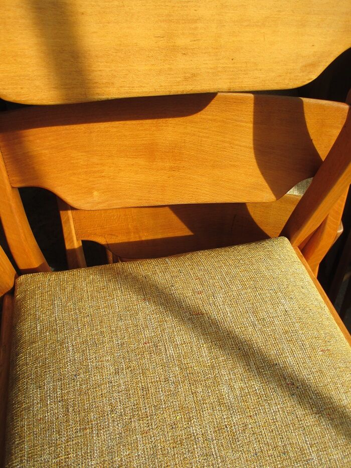 6 Scandinavian chairs 60s in beech Farstrup