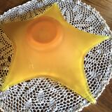 Star in orange glass paste
