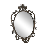 Vintage Italian brass mirror