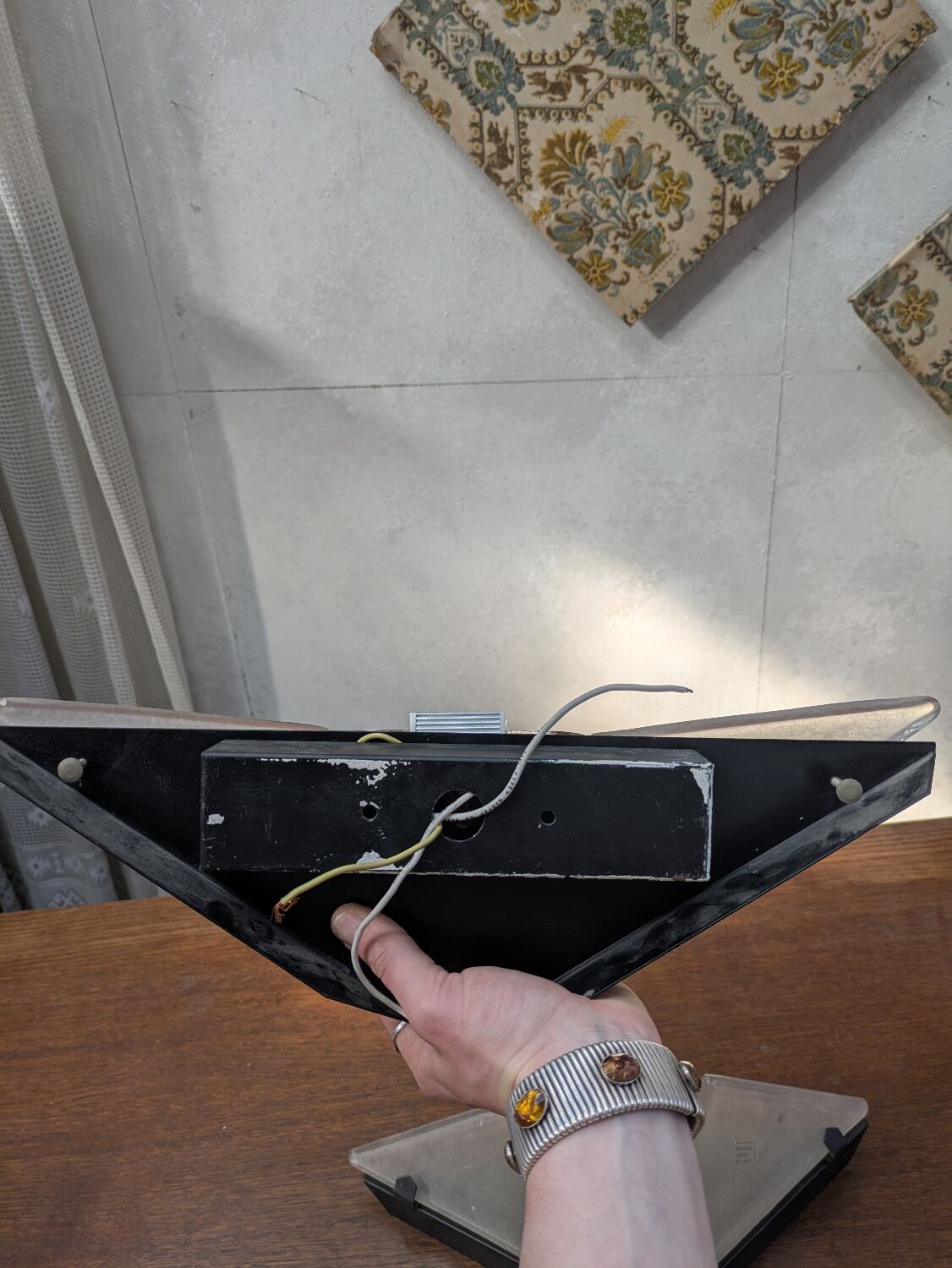 3 Murano wall lights