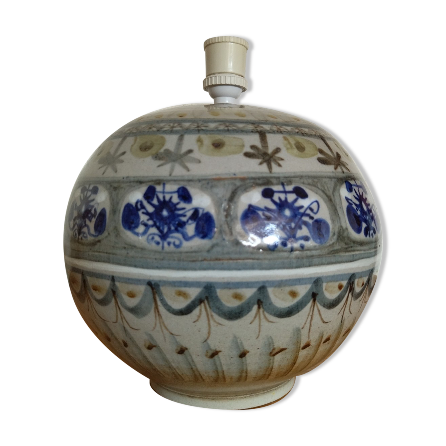 Pied de lampe vintage par Helguen Keraluc