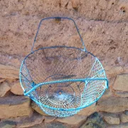 Grand panier de pêche ou récolte ancien 