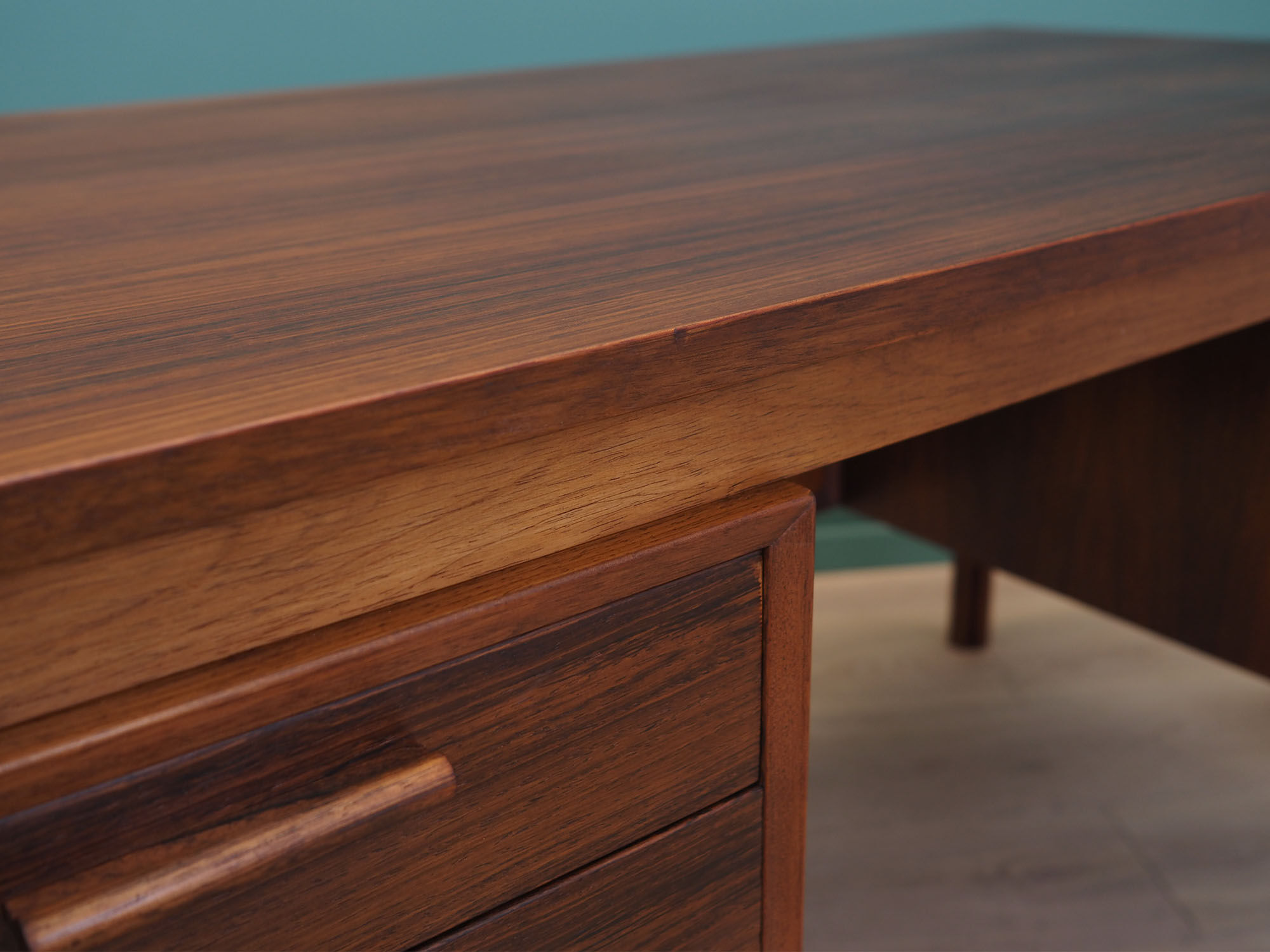 Rosewood desk, 70s, Danish design, made in Denmark