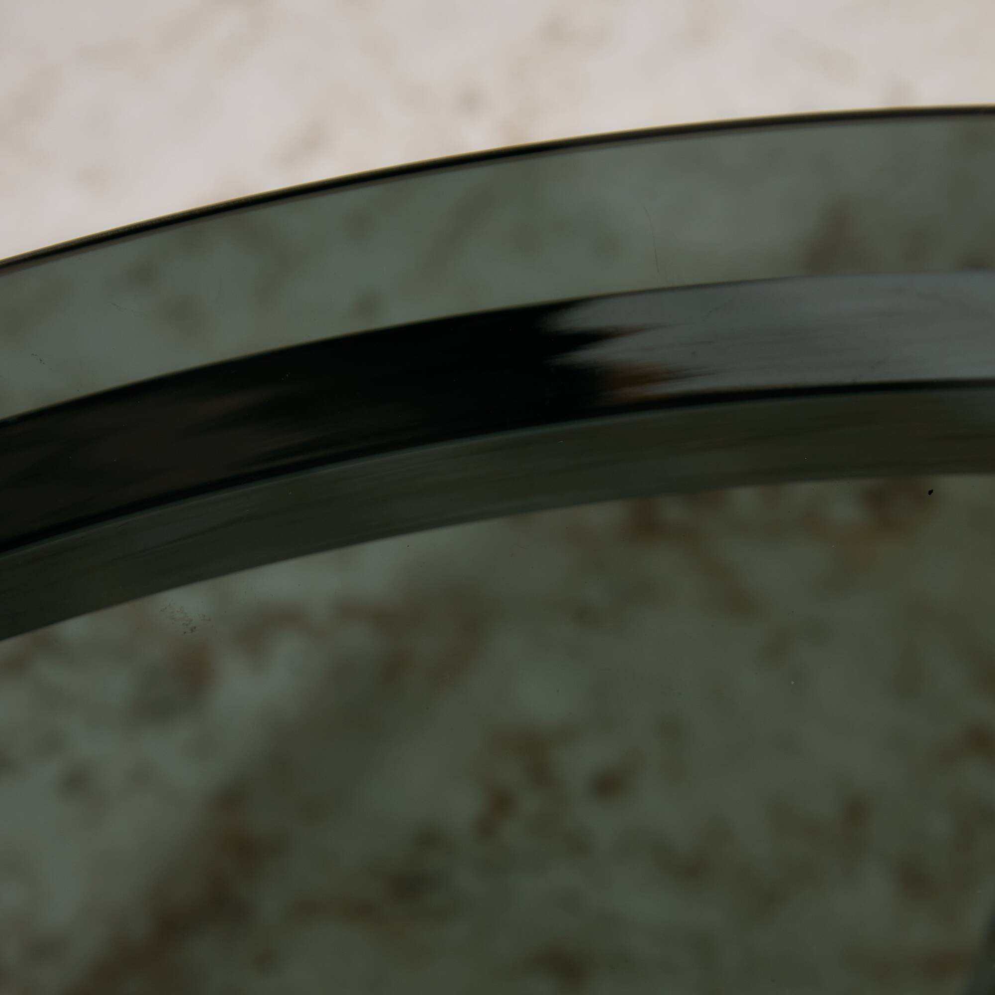 Chrome and glass coffee table