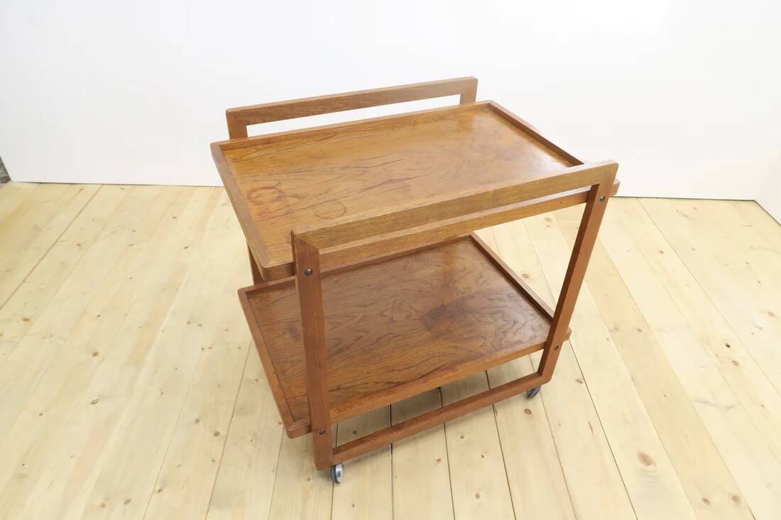 Rosewood bar cart, 1960s