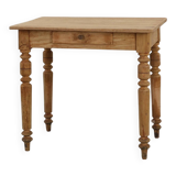 Table d'appoint en hêtre provençal rustique, France, vers 1850
