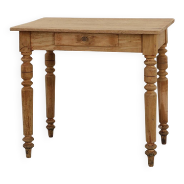 Table d'appoint en hêtre provençal rustique, France, vers 1850