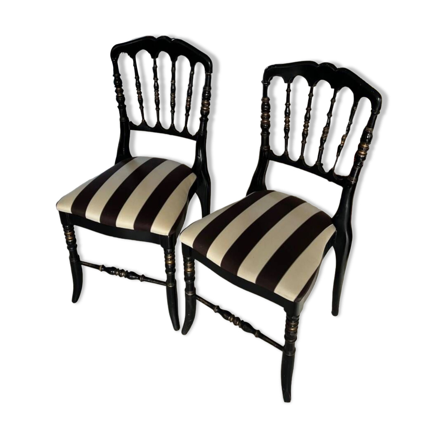 2 Napoleon III chairs