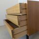Small chest of drawers, bedside table from the 60s, rosewood.