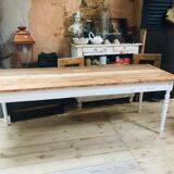 Large white fir country table 1930s