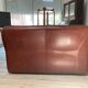 Canape 2 seater 100% leather brown