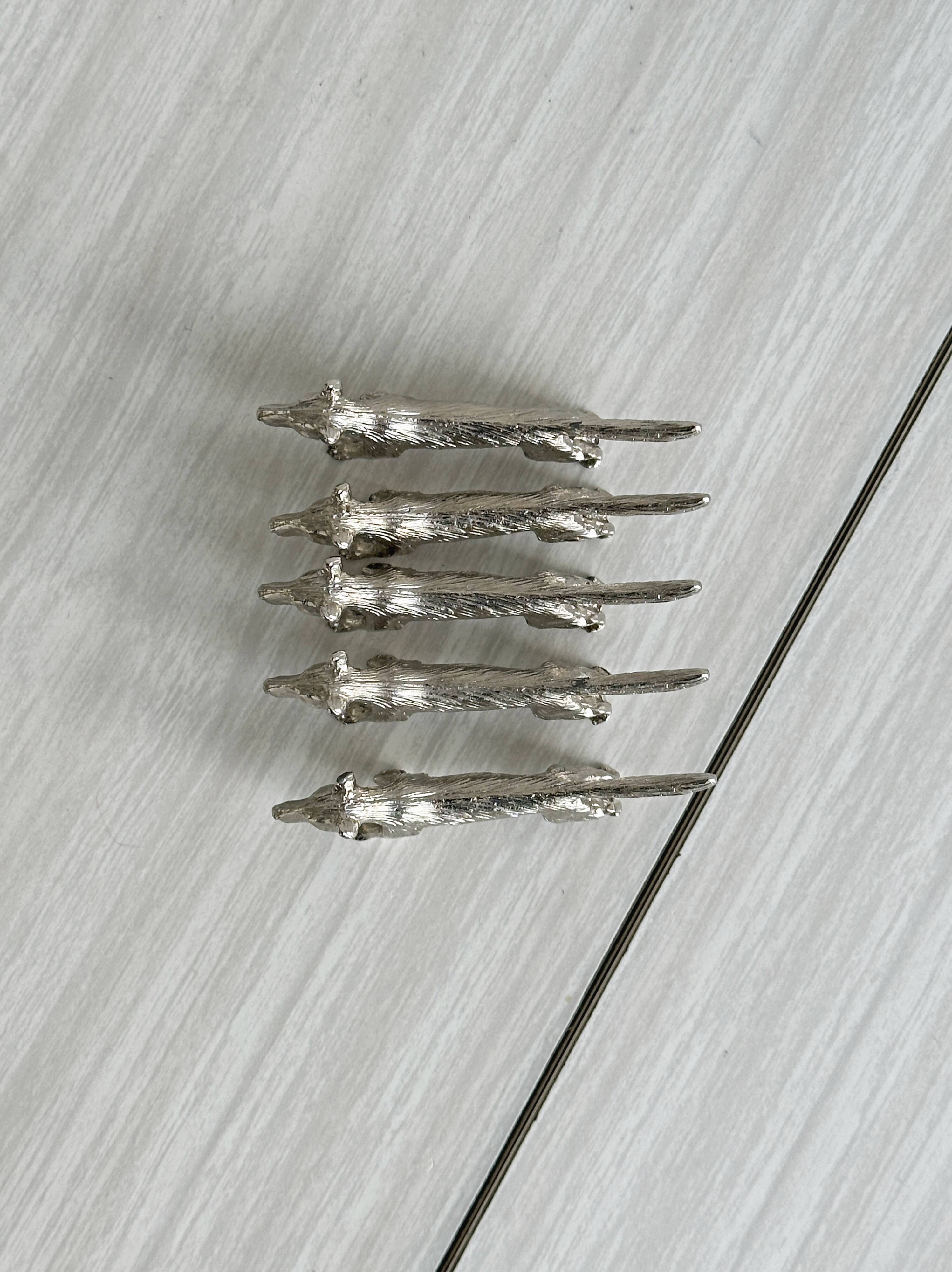 Animal knife rests set of 6
