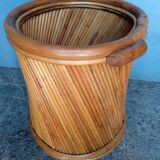 Pot cover in rattan period 1970