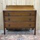 Commode anglaise en chêne des années 1930