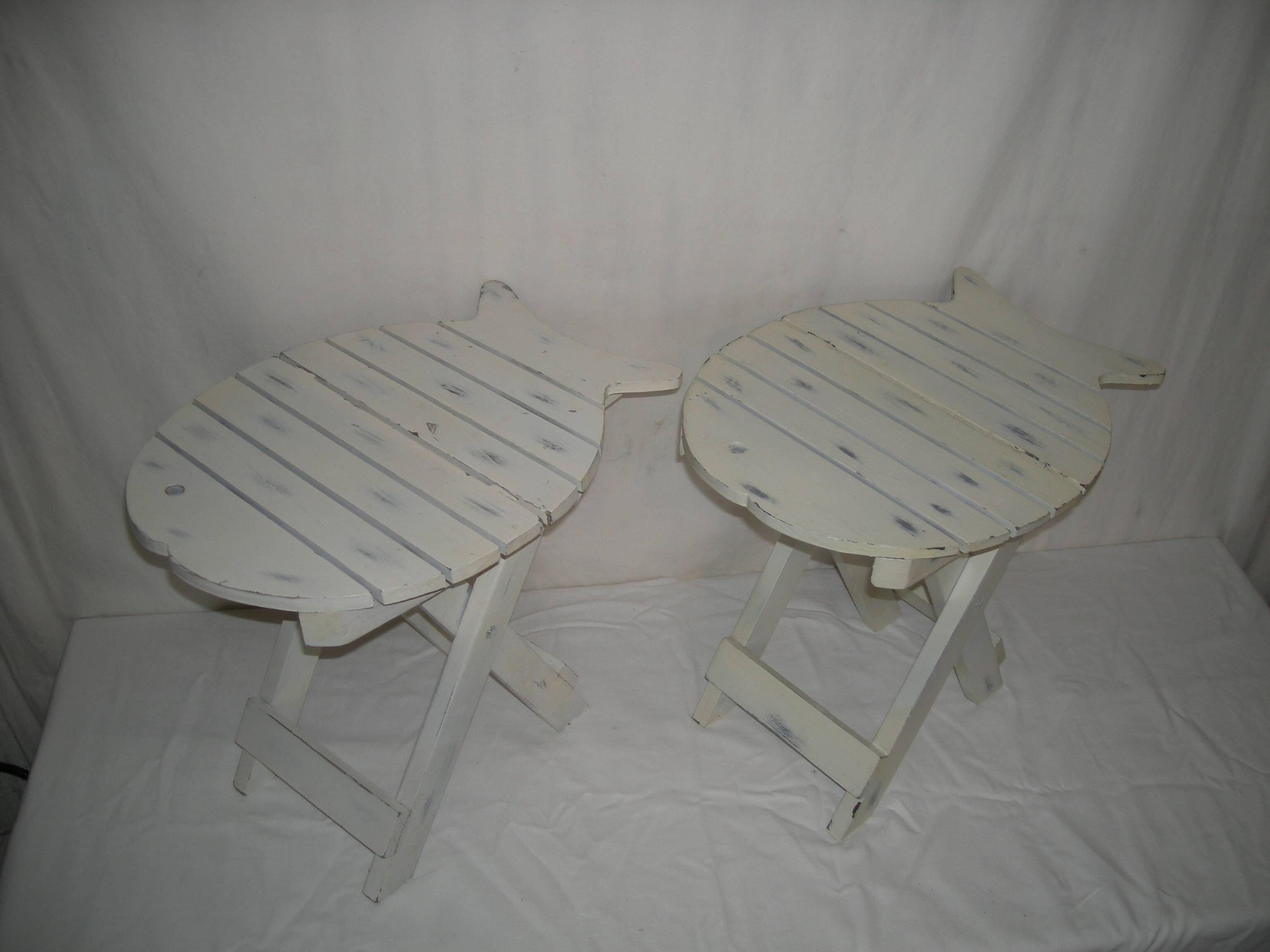 Pair of folding stools