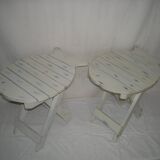 Pair of folding stools