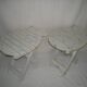 Paire de tabouret pliant