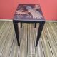 Japanese table in engraved lacquered wood