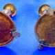 Candlesticks bronze marble griotte nineteenth