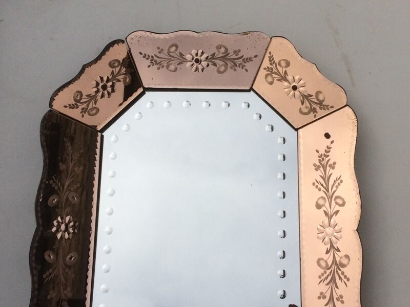 Mirror style Venetian art deco vintage