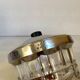 Silver-plated metal sugar bowl shaker Art Deco