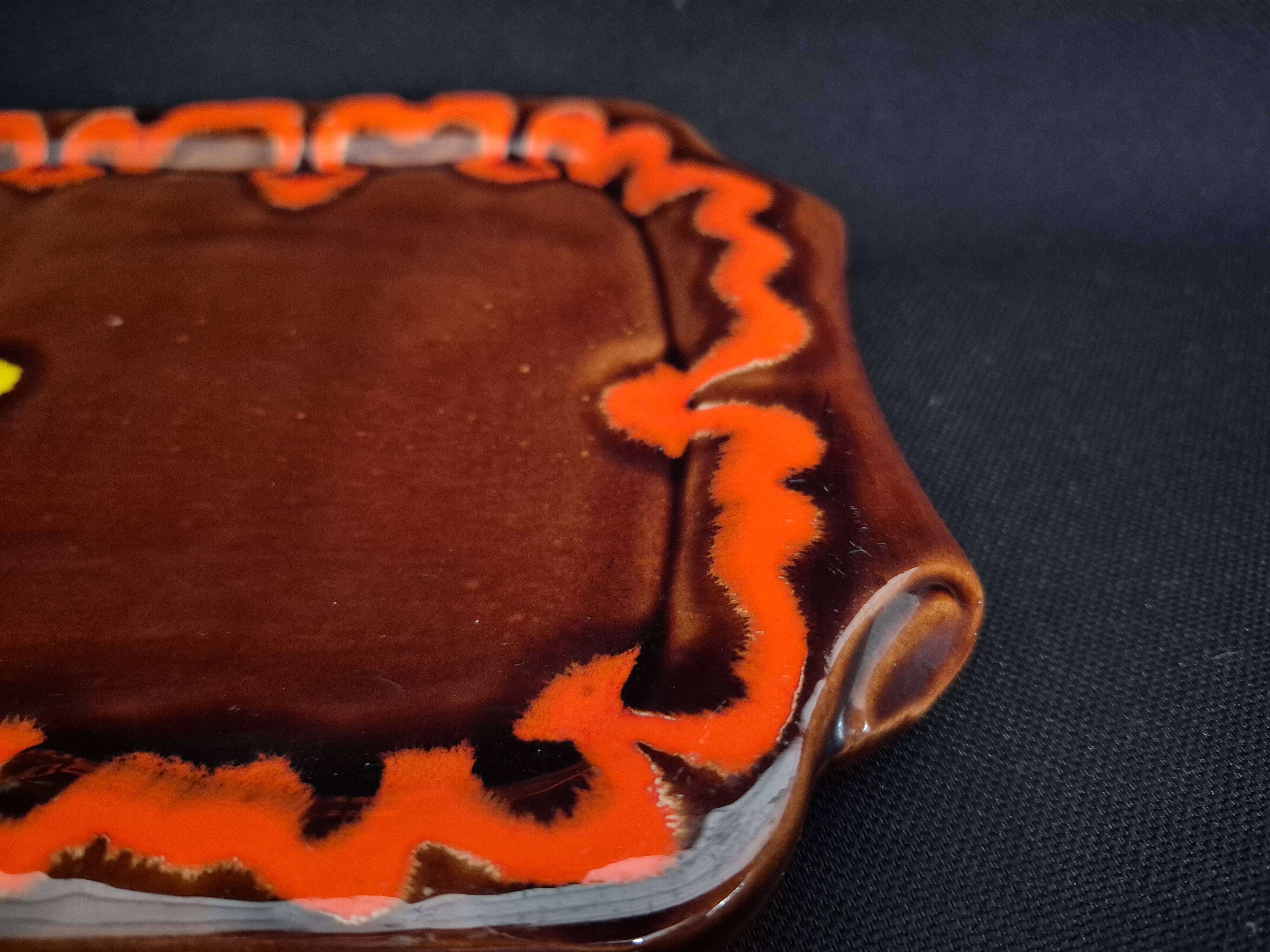 Vintage ceramic cake plate