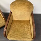 Paire de fauteuils Art Deco