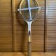 Vintage dunlop flight wooden tennis racket + zéphyr protection