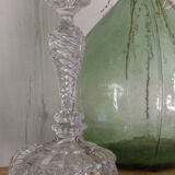 Old glass-made candlestick